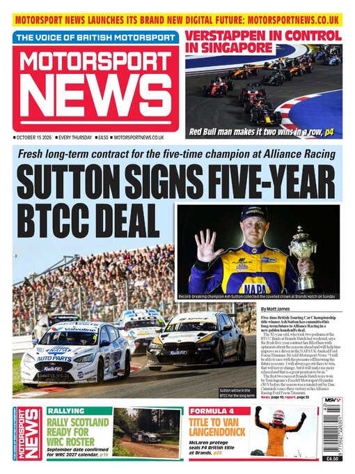 Cover image for Motorsport News